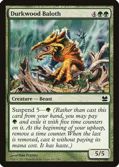 Durkwood Baloth Modern Masters Magic card