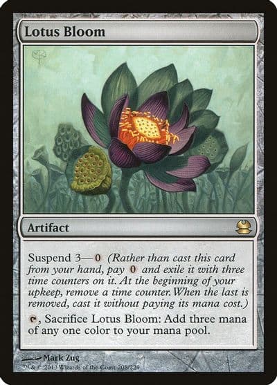 Lotus Bloom Modern Masters Magic card