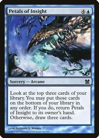 Petals of Insight Modern Masters Magic card