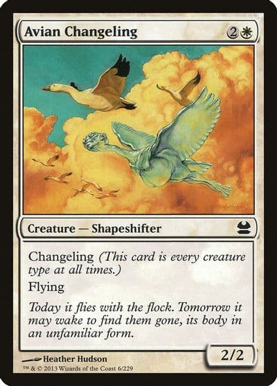 Avian Changeling Modern Masters Magic card