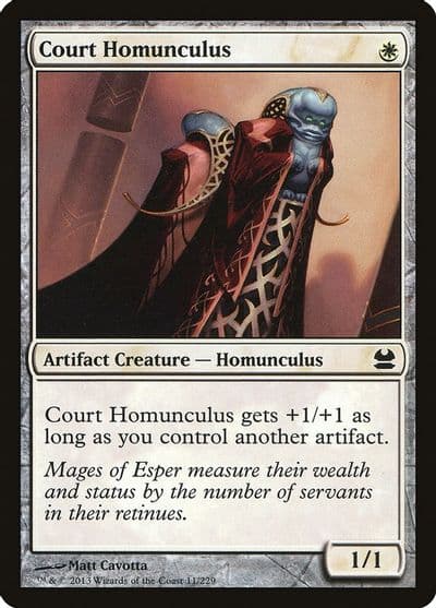 Court Homunculus Modern Masters Magic card