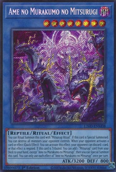 Ame no Murakumo no Mitsurugi Secret Rare Legendary Modern Decks 2026 Yu-Gi-Oh! card