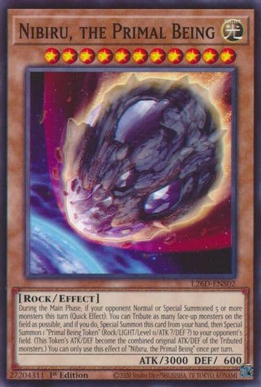 Nibiru the Primal Being Legendary Modern Decks 2026 Yu-Gi-Oh! card