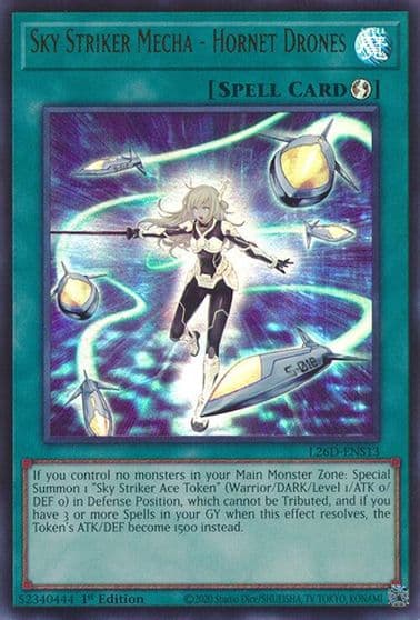 Sky Striker Mecha Hornet Drones Legendary Modern Decks 2026 Yu-Gi-Oh! card