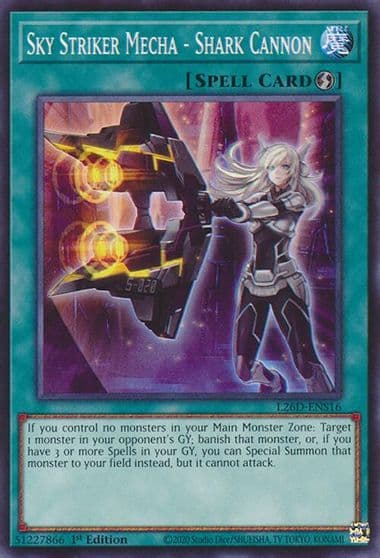 Sky Striker Mecha Shark Cannon Legendary Modern Decks 2026 Yu-Gi-Oh! card