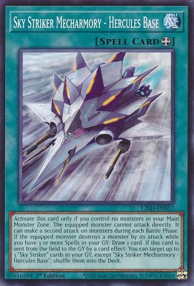 Sky Striker Mecharmory Hercules Base Legendary Modern Decks 2026 Yu-Gi-Oh! card