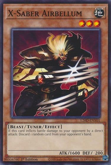X Saber Airbellum Legendary Modern Decks 2026 Yu-Gi-Oh! card