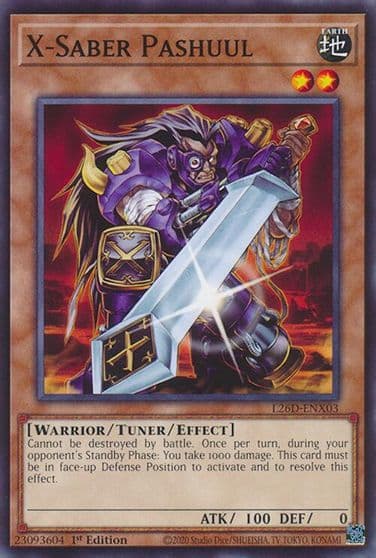 X Saber Pashuul Legendary Modern Decks 2026 Yu-Gi-Oh! card