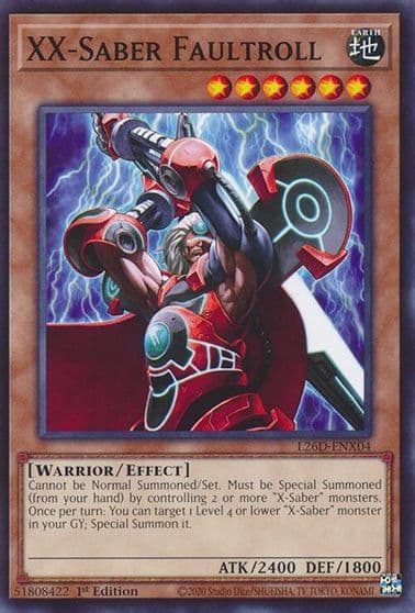 XX Saber Faultroll Legendary Modern Decks 2026 Yu-Gi-Oh! card