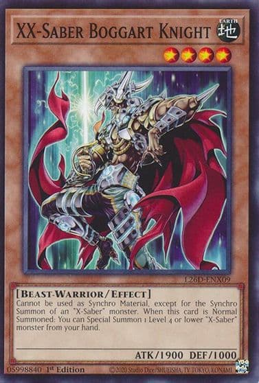 XX Saber Boggart Knight Legendary Modern Decks 2026 Yu-Gi-Oh! card
