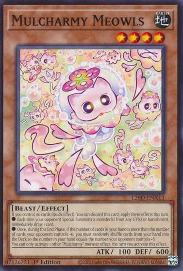 Mulcharmy Meowls Legendary Modern Decks 2026 Yu-Gi-Oh! card