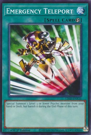 Emergency Teleport Legendary Modern Decks 2026 Yu-Gi-Oh! card