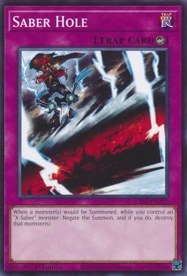 Saber Hole Legendary Modern Decks 2026 Yu-Gi-Oh! card