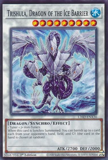 Trishula Dragon of the Ice Barrier Legendary Modern Decks 2026 Yu-Gi-Oh! card