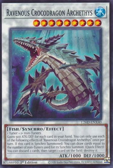 Ravenous Crocodragon Archethys Legendary Modern Decks 2026 Yu-Gi-Oh! card