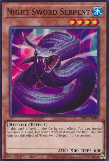 Night Sword Serpent Legendary Modern Decks 2026 Yu-Gi-Oh! card