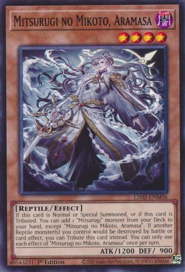 Mitsurugi no Mikoto Aramasa Legendary Modern Decks 2026 Yu-Gi-Oh! card