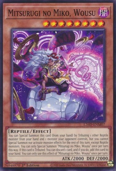Mitsurugi no Miko Wousu Legendary Modern Decks 2026 Yu-Gi-Oh! card