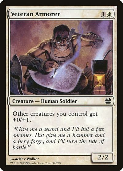 Veteran Armorer Modern Masters Magic card