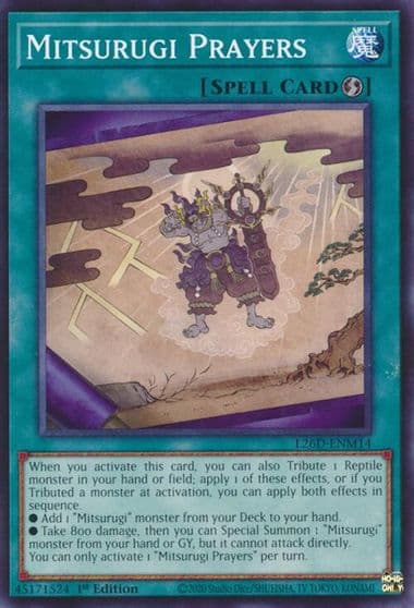 Mitsurugi Prayers Legendary Modern Decks 2026 Yu-Gi-Oh! card