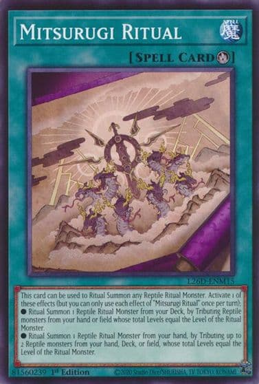 Mitsurugi Ritual Legendary Modern Decks 2026 Yu-Gi-Oh! card