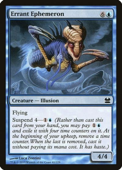 Errant Ephemeron Modern Masters Magic card
