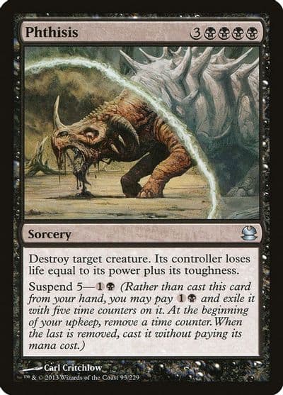 Phthisis Modern Masters Magic card