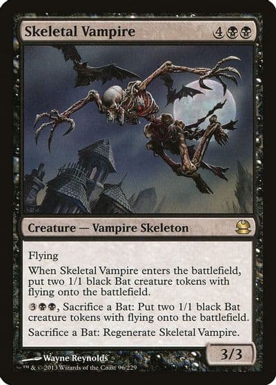 Skeletal Vampire Modern Masters Magic card