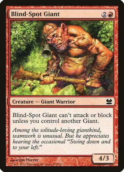 Blind Spot Giant Modern Masters Magic card