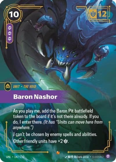 Baron Nashor Unleashed Riftbound card