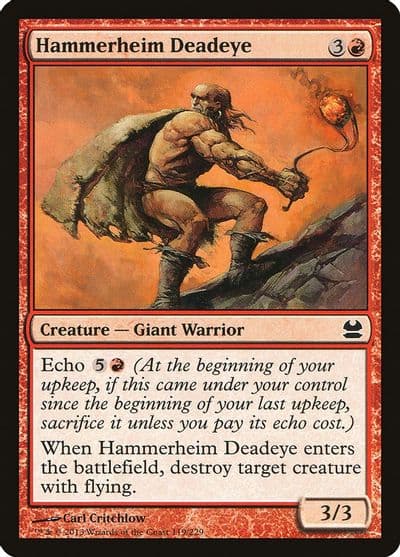 Hammerheim Deadeye Modern Masters Magic card