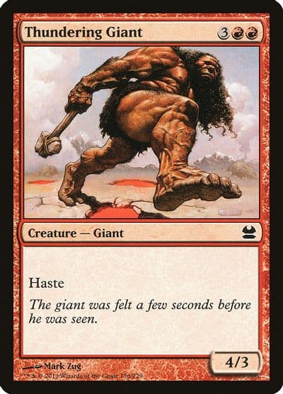 Thundering Giant Modern Masters Magic card