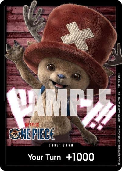 DON Card Netflix Tony TonyChopper One Piece Promotion Cards One Piece card