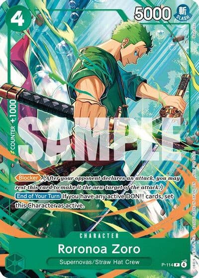 Roronoa Zoro 114 One Piece Promotion Cards One Piece card