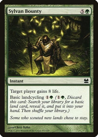 Sylvan Bounty Modern Masters Magic card