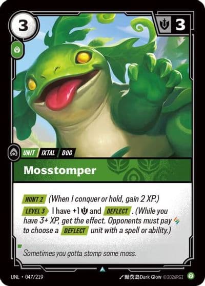 Mosstomper Unleashed Riftbound card