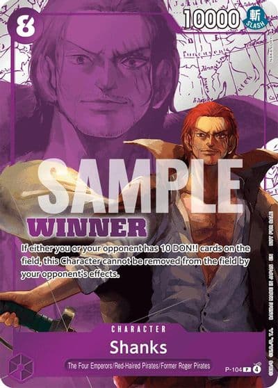Shanks Winner Pack 2026 Vol 2 One Piece Promotion Cards One Piece card