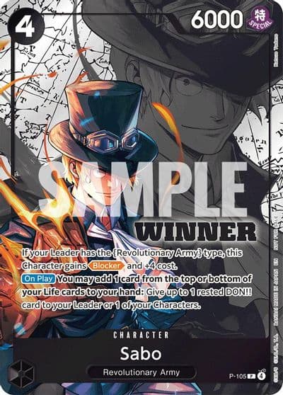 Sabo Winner Pack 2026 Vol 2 One Piece Promotion Cards One Piece card