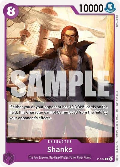 Shanks Tournament Pack 2026 Vol 2 One Piece Promotion Cards One Piece card