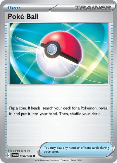 Poke Ball ME03: Perfect Order Pokemon card