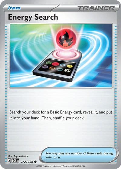 Energy Search ME03: Perfect Order Pokemon card