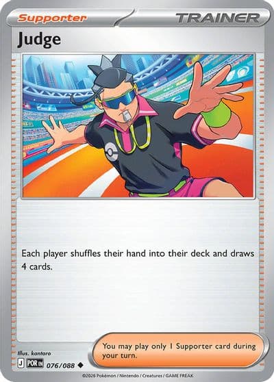 Judge ME03: Perfect Order Pokemon card