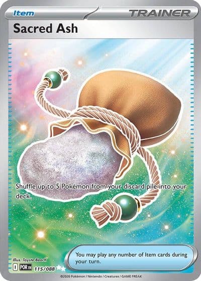 Sacred Ash ME03: Perfect Order Pokemon card