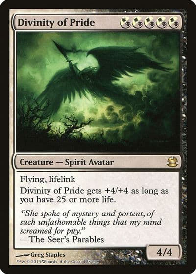 Divinity of Pride Modern Masters Magic card