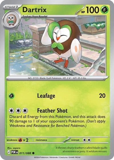 Dartrix ME03: Perfect Order Pokemon card