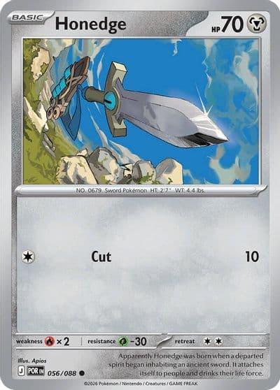 Honedge ME03: Perfect Order Pokemon card
