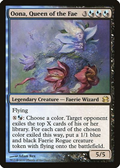Oona Queen of the Fae Modern Masters Magic card