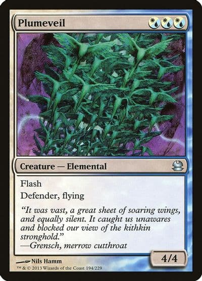 Plumeveil Modern Masters Magic card