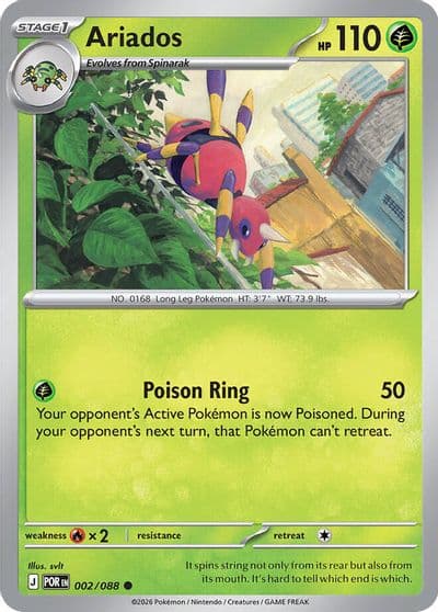 Ariados ME03: Perfect Order Pokemon card