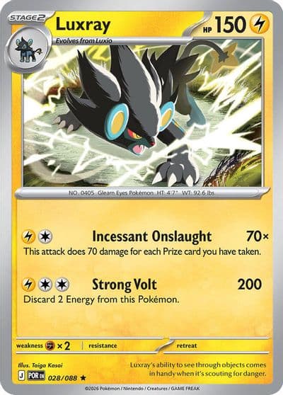 Luxray ME03: Perfect Order Pokemon card
